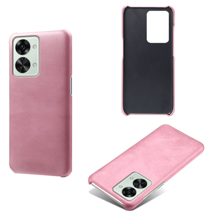 For OnePlus Nord 2T 5G Calf Texture PC + PU Phone Case