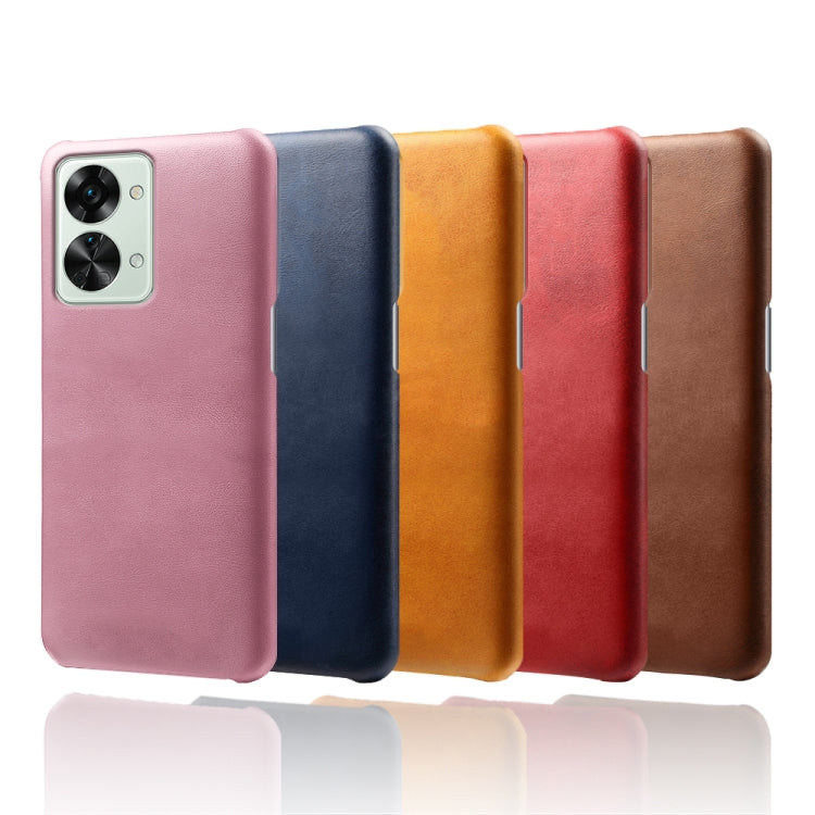 For OnePlus Nord 2T 5G Calf Texture PC + PU Phone Case