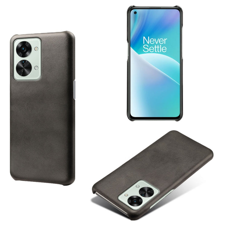 For OnePlus Nord 2T 5G Calf Texture PC + PU Phone Case