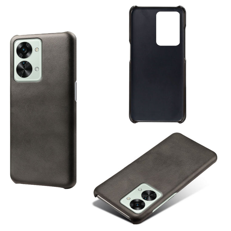 For OnePlus Nord 2T 5G Calf Texture PC + PU Phone Case