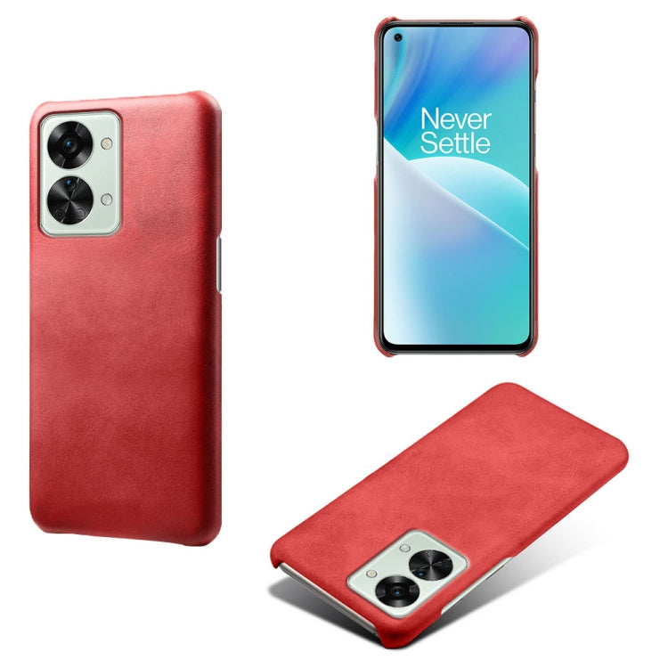 For OnePlus Nord 2T 5G Calf Texture PC + PU Phone Case