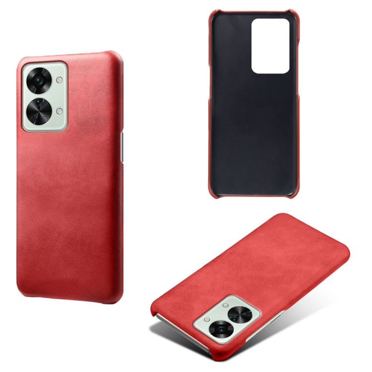 For OnePlus Nord 2T 5G Calf Texture PC + PU Phone Case