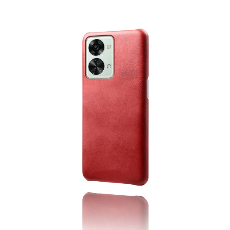 For OnePlus Nord 2T 5G Calf Texture PC + PU Phone Case