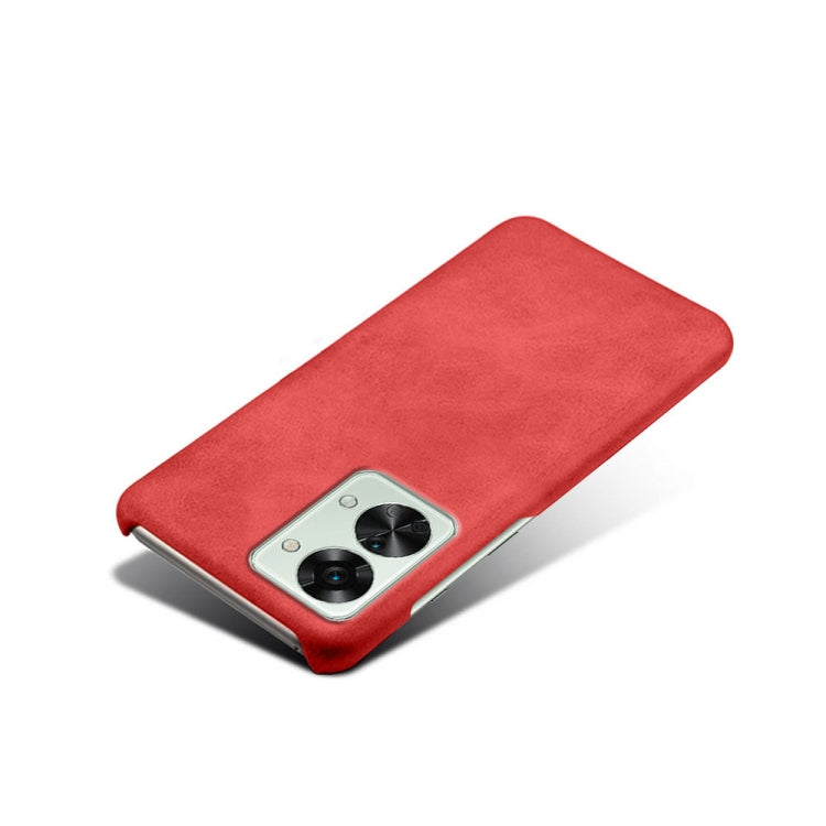 For OnePlus Nord 2T 5G Calf Texture PC + PU Phone Case