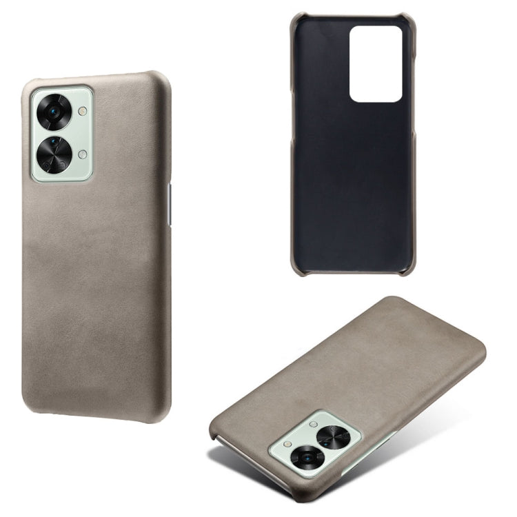 For OnePlus Nord 2T 5G Calf Texture PC + PU Phone Case