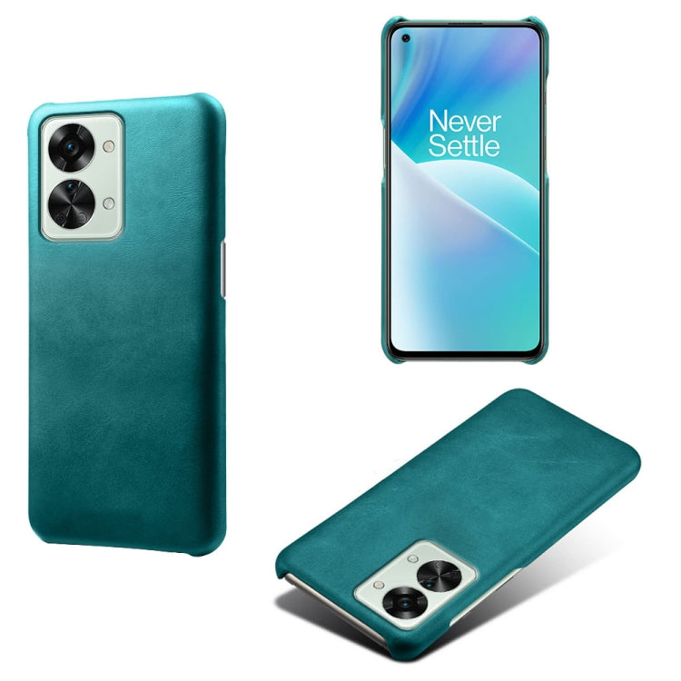 For OnePlus Nord 2T 5G Calf Texture PC + PU Phone Case