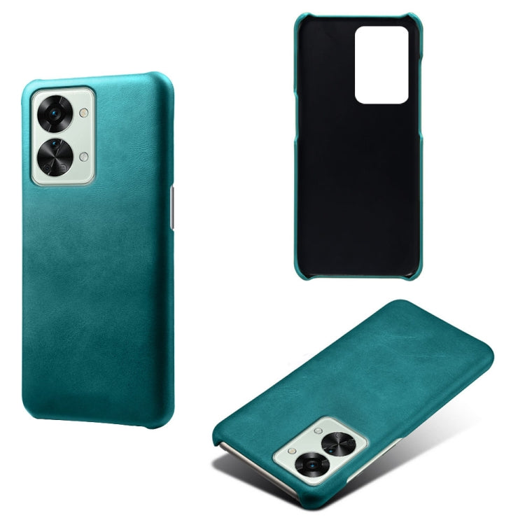 For OnePlus Nord 2T 5G Calf Texture PC + PU Phone Case