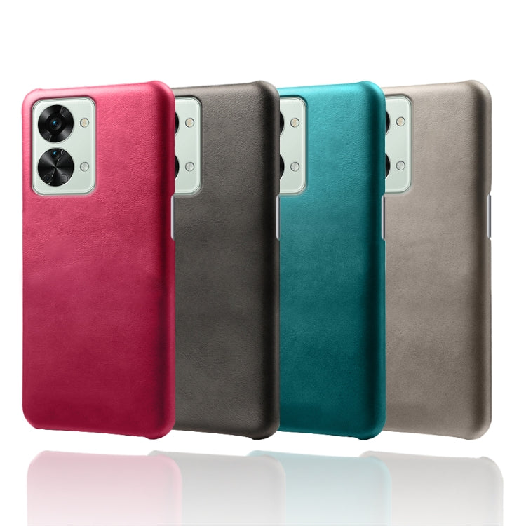 For OnePlus Nord 2T 5G Calf Texture PC + PU Phone Case