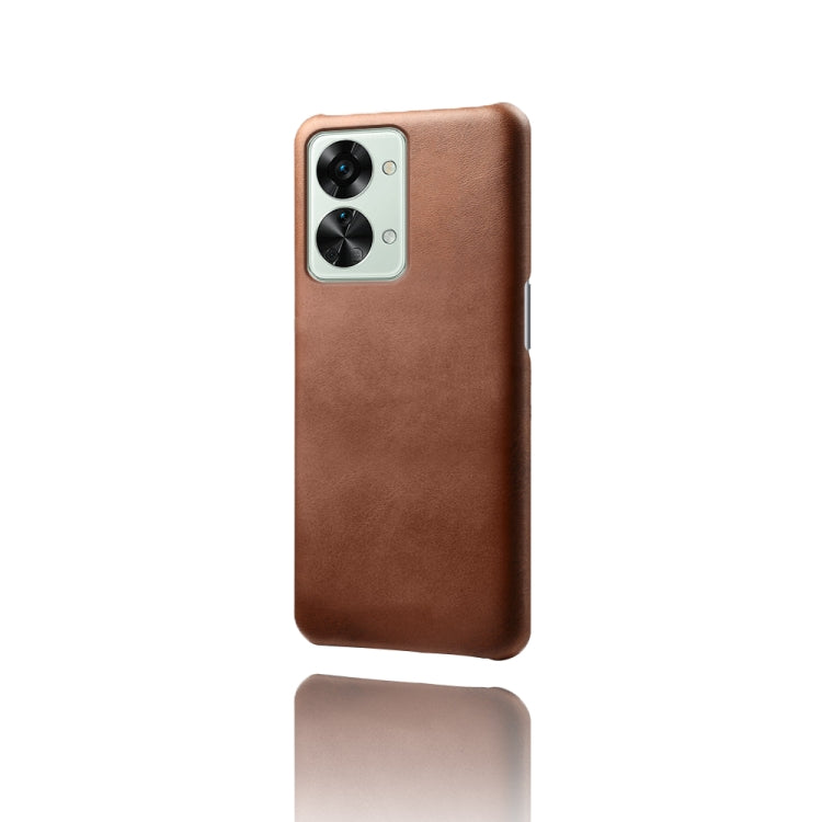For OnePlus Nord 2T 5G Calf Texture PC + PU Phone Case