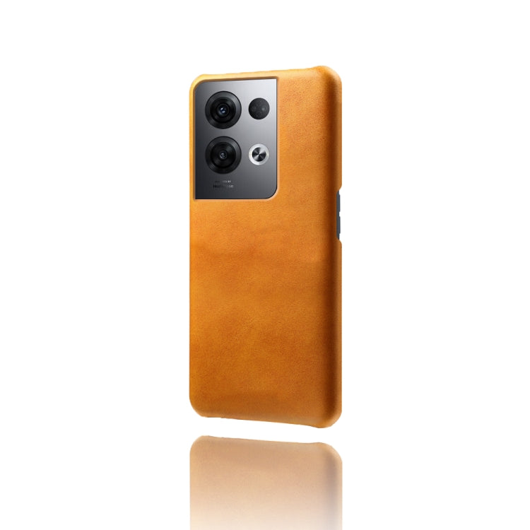 For OPPO Reno8 Pro+ Calf Texture PC + PU Phone Case