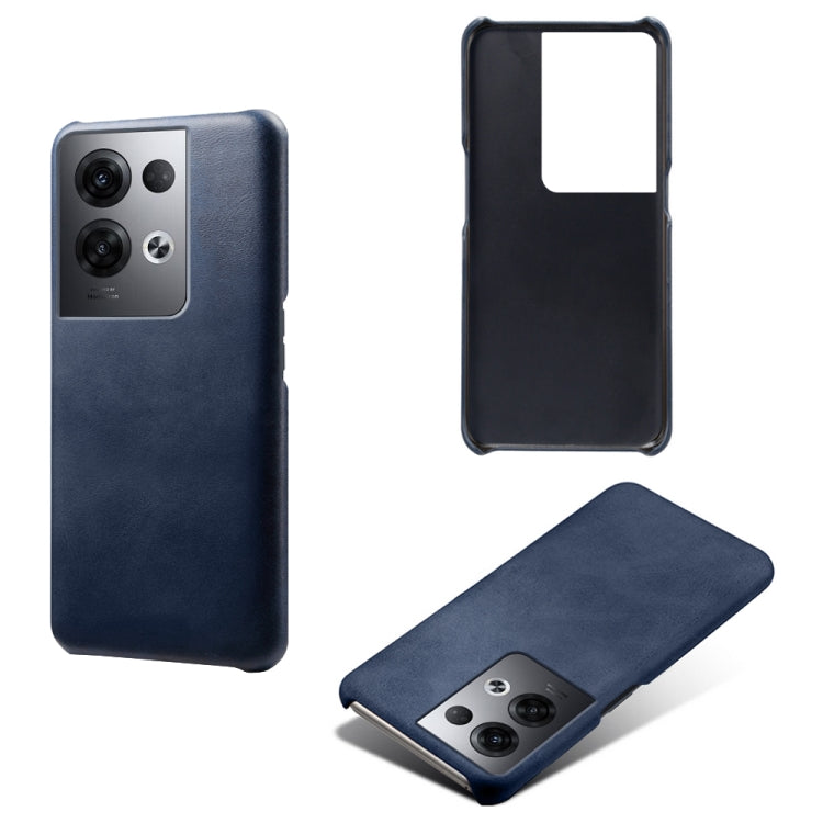 For OPPO Reno8 Pro+ Calf Texture PC + PU Phone Case