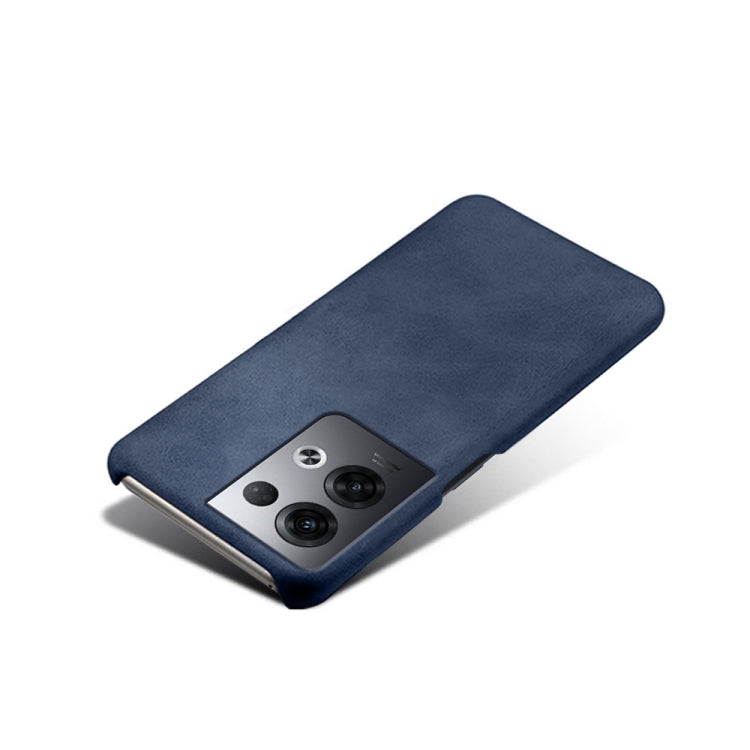 For OPPO Reno8 Pro+ Calf Texture PC + PU Phone Case