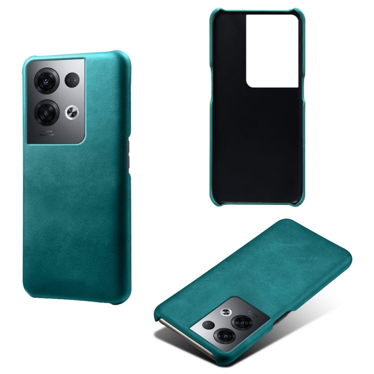 For OPPO Reno8 Pro+ Calf Texture PC + PU Phone Case