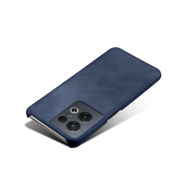 For OPPO Reno8 Pro Calf Texture PC + PU Phone Case