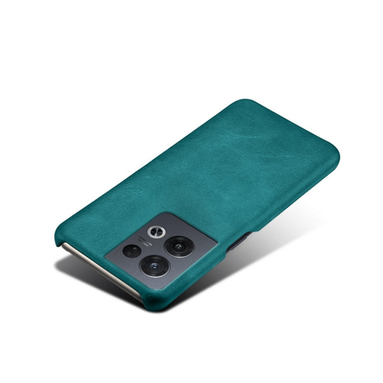 For OPPO Reno8 Pro Calf Texture PC + PU Phone Case