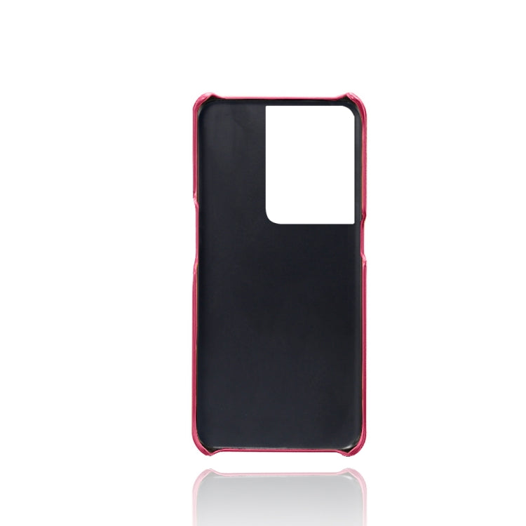 For OPPO Reno8 Pro Calf Texture PC + PU Phone Case