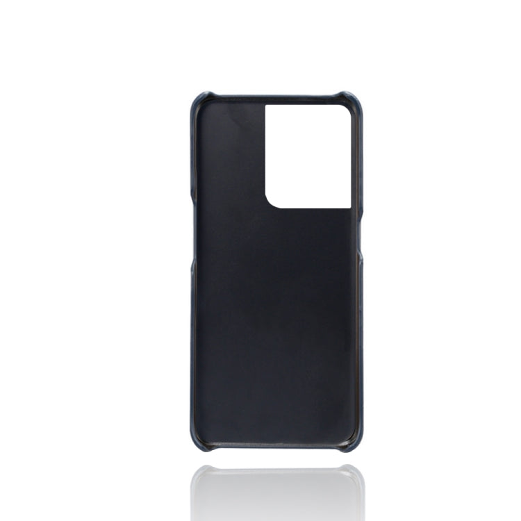 For OPPO Reno8 Calf Texture PC + PU Phone Case