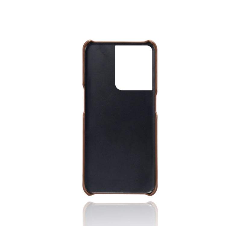 For OPPO Reno8 Calf Texture PC + PU Phone Case