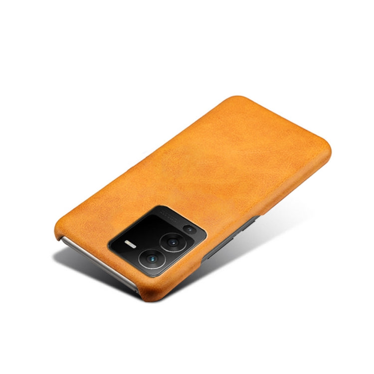 For vivo S15 Pro Calf Texture PC + PU Phone Case