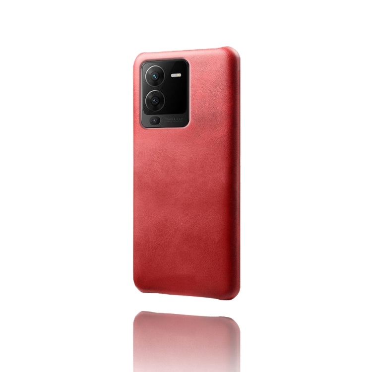 For vivo S15 Pro Calf Texture PC + PU Phone Case