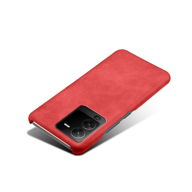 For vivo S15 Pro Calf Texture PC + PU Phone Case