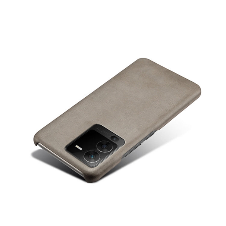 For vivo S15 Pro Calf Texture PC + PU Phone Case