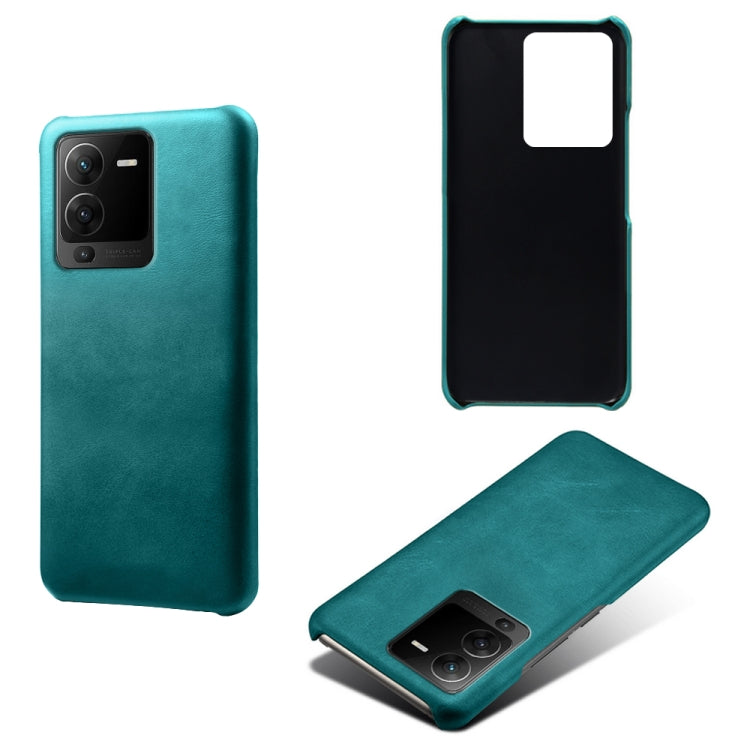 For vivo S15 Pro Calf Texture PC + PU Phone Case