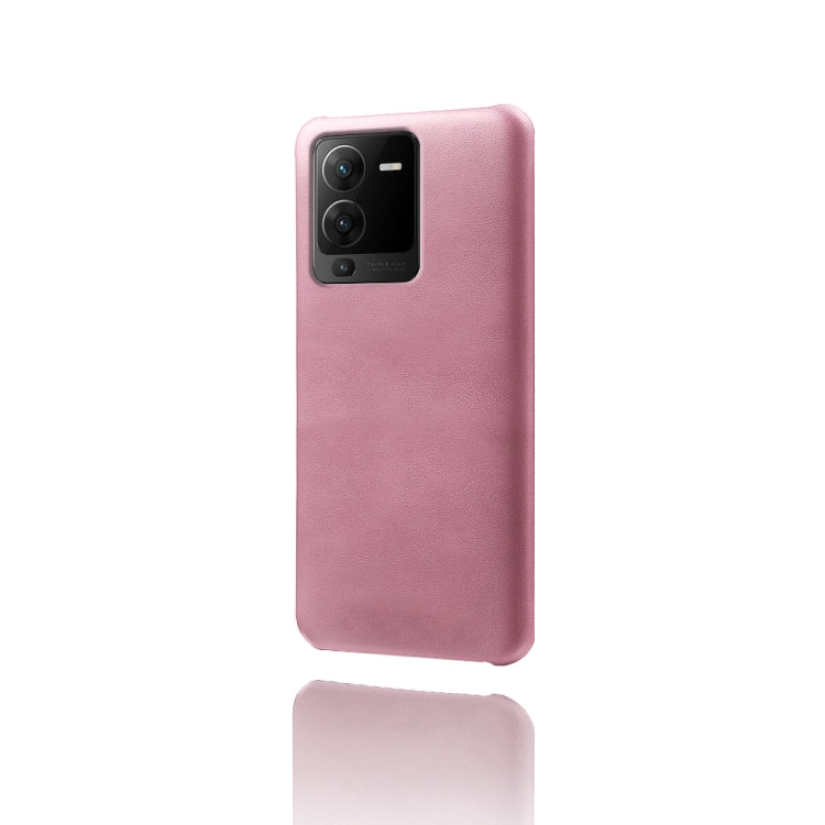 For vivo S15 Calf Texture PC + PU Phone Case