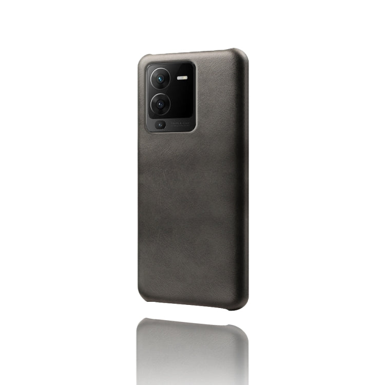 For vivo S15 Calf Texture PC + PU Phone Case