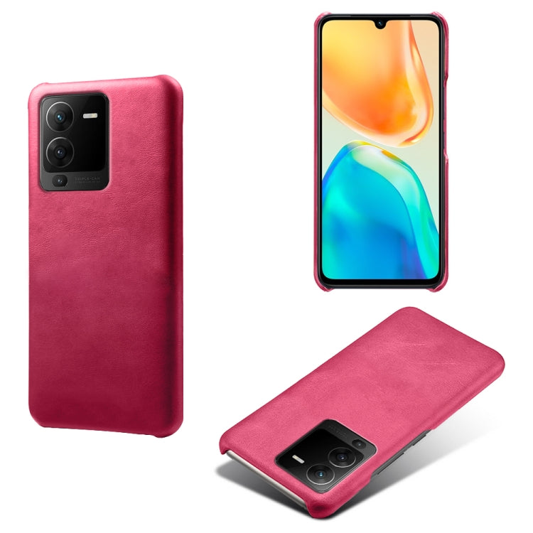 For vivo S15 Calf Texture PC + PU Phone Case
