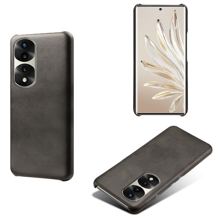 For Honor 70 Pro+ Calf Texture PC + PU Phone Case
