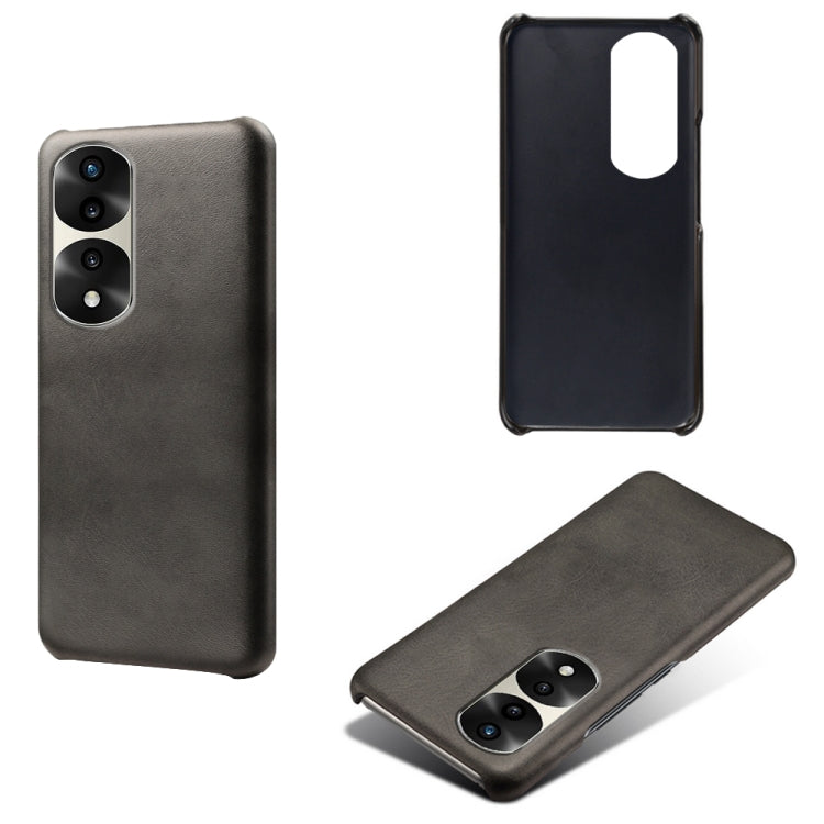 For Honor 70 Pro+ Calf Texture PC + PU Phone Case