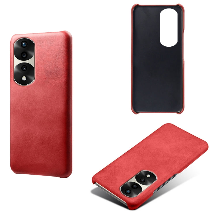 For Honor 70 Pro+ Calf Texture PC + PU Phone Case