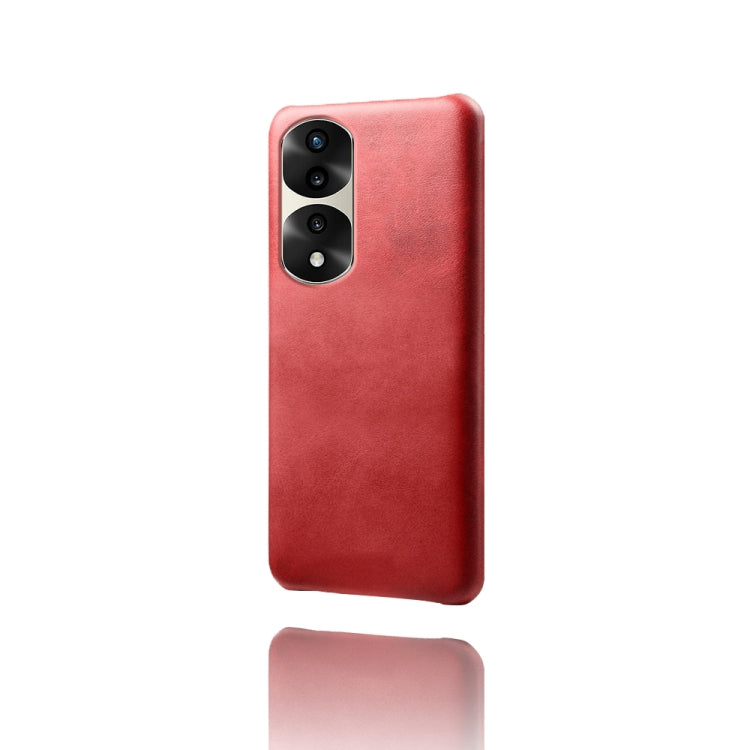 For Honor 70 Pro+ Calf Texture PC + PU Phone Case