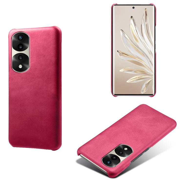 For Honor 70 Pro+ Calf Texture PC + PU Phone Case