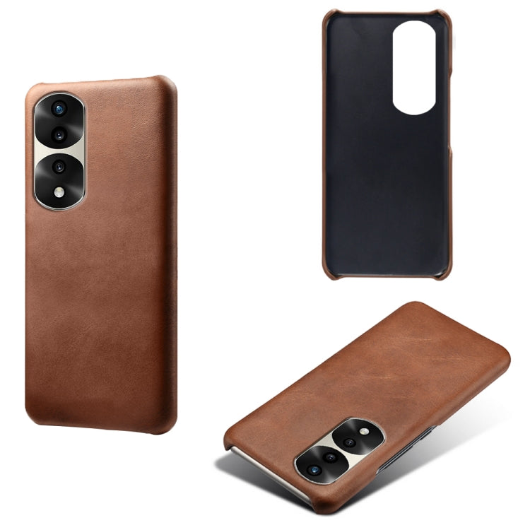 For Honor 70 Pro Calf Texture PC + PU Phone Case