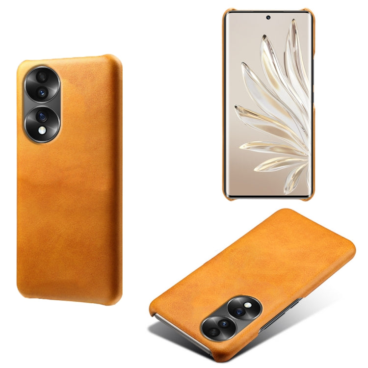For Honor 70 Calf Texture PC + PU Phone Case