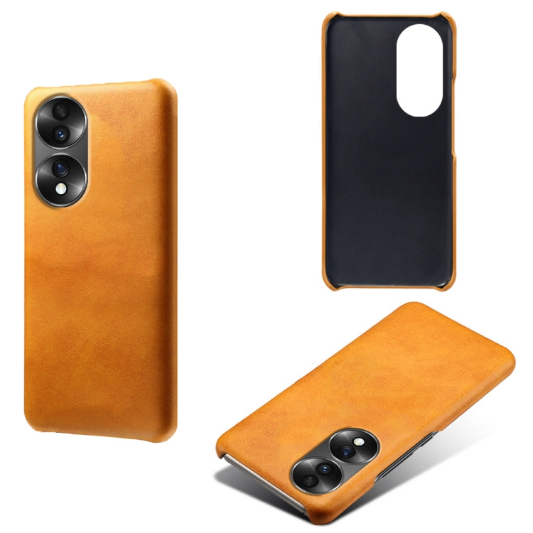 For Honor 70 Calf Texture PC + PU Phone Case