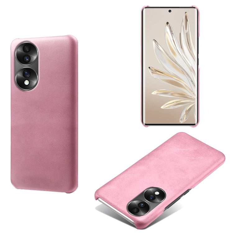 For Honor 70 Calf Texture PC + PU Phone Case