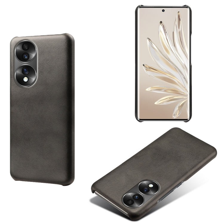 For Honor 70 Calf Texture PC + PU Phone Case