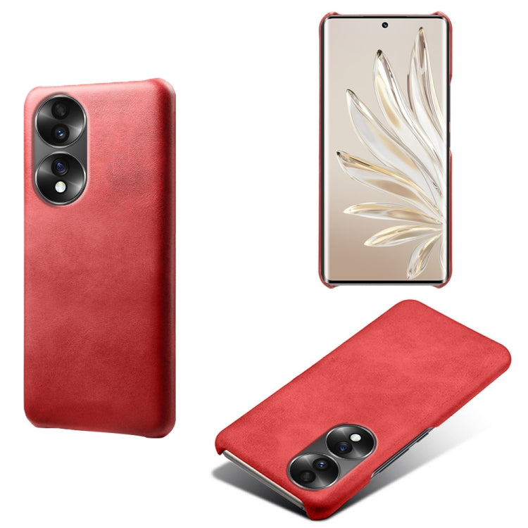 For Honor 70 Calf Texture PC + PU Phone Case