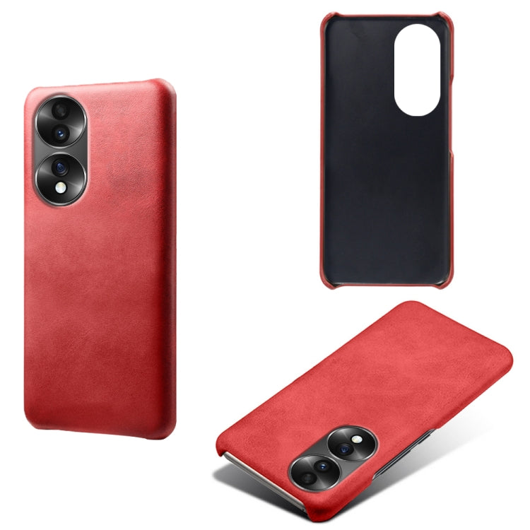 For Honor 70 Calf Texture PC + PU Phone Case