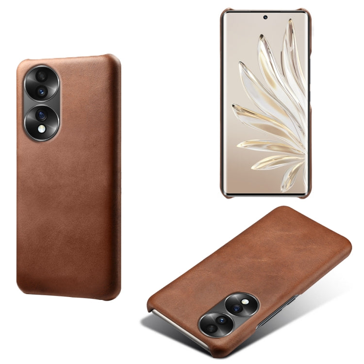 For Honor 70 Calf Texture PC + PU Phone Case
