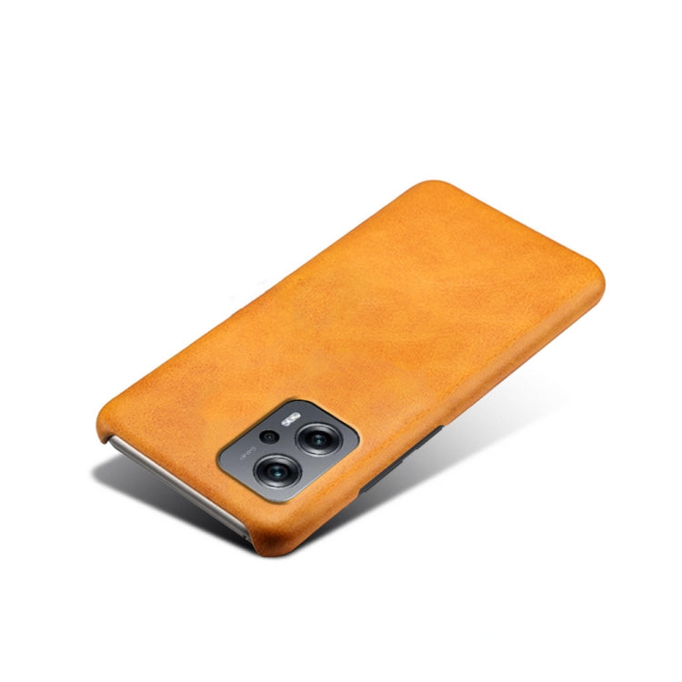For Xiaomi Redmi Note 11T Pro+ Calf Texture PC + PU Phone Case