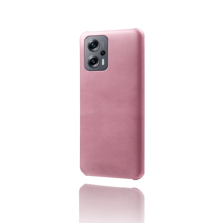 For Xiaomi Redmi Note 11T Pro Calf Texture PC + PU Phone Case
