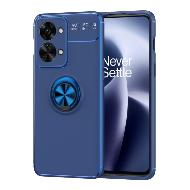 For OnePlus Nord 2T Metal Ring Holder TPU Phone Case