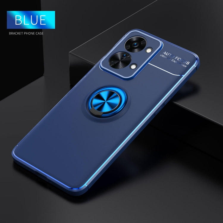 For OnePlus Nord 2T Metal Ring Holder TPU Phone Case