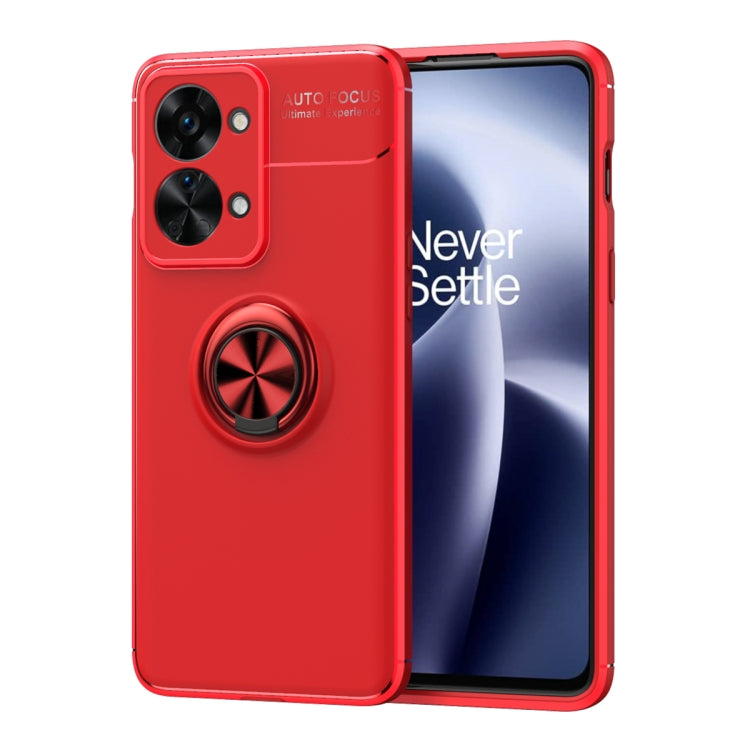 For OnePlus Nord 2T Metal Ring Holder TPU Phone Case