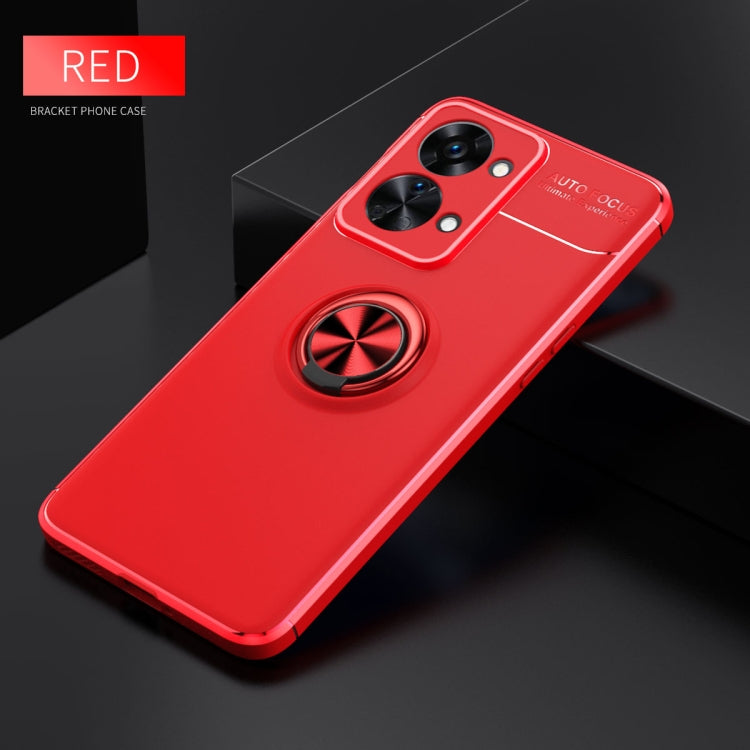 For OnePlus Nord 2T Metal Ring Holder TPU Phone Case