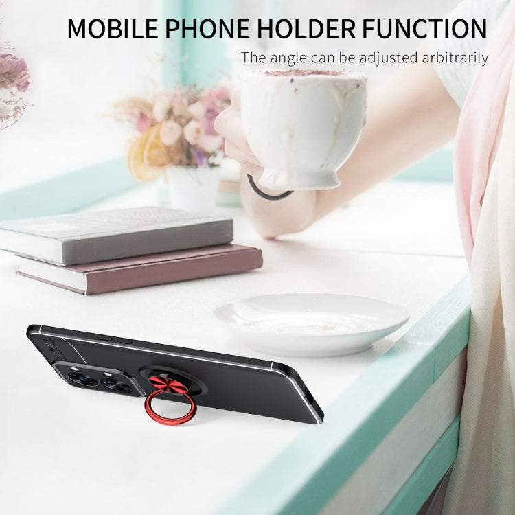 For OnePlus Nord 2T Metal Ring Holder TPU Phone Case